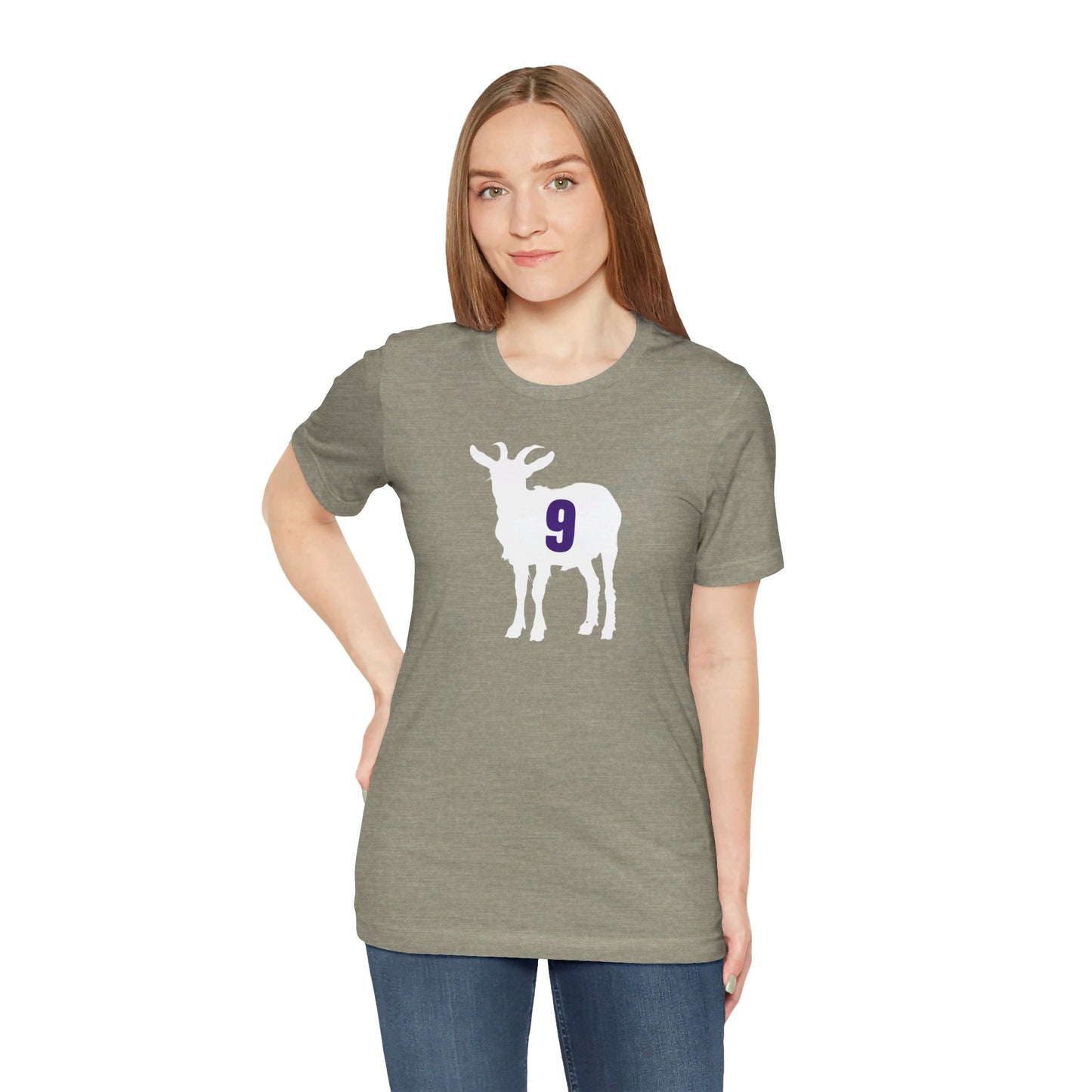 #9 GOAT Unisex Jersey Short Sleeve Tee