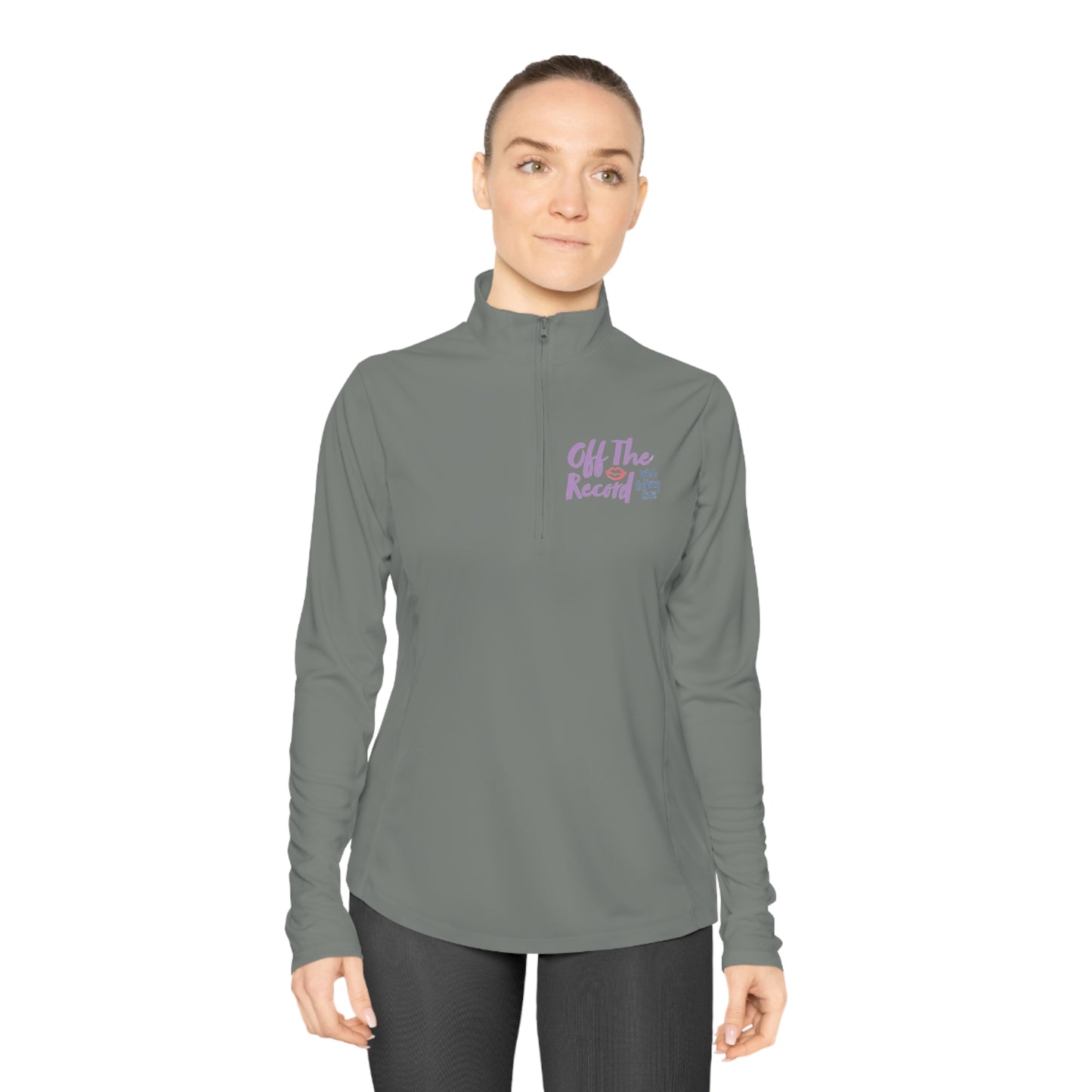 Off The Record Ladies Quarter-Zip Pullover